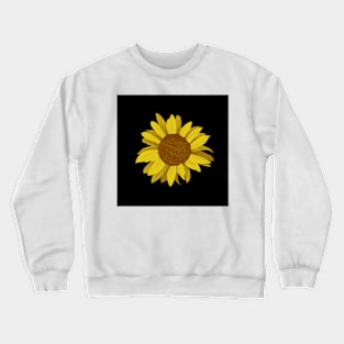 Flower sunflower yellow summer meadow Crewneck Sweatshirt